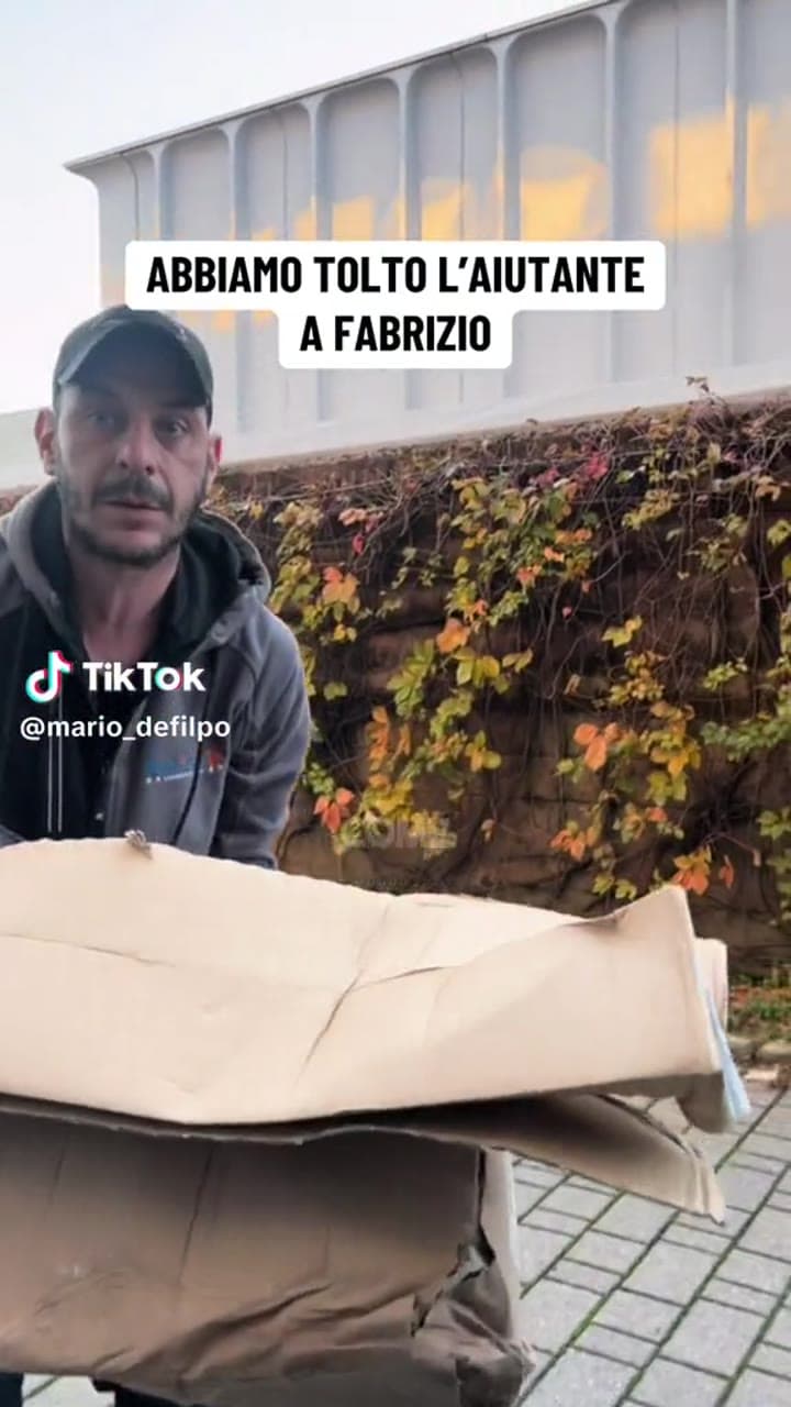 ABBIAMO TOLTO L’AIUTANTE A FABRIZIO