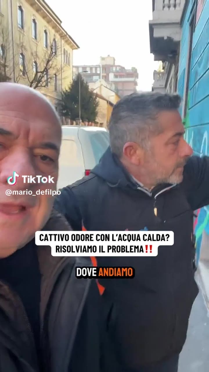 CATTIVO ODORE CON L'ACQUA CALDA? RISOLVIAMO IL PROBLEMA!!