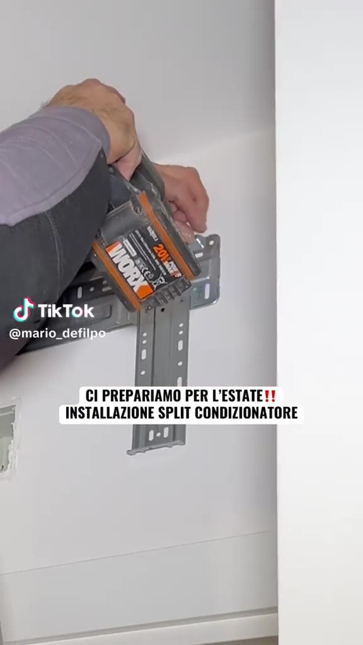CI PREPARIAMO PER L’ESTATE‼️ INSTALLAZIONE SPLIT CONDIZIONATORE