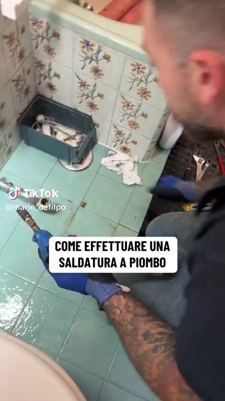 COME EFFETTUARE UNA SALDATURA A PIOMBO In collaborazione con @🔥❄️ Idraulica Milano 🔥❄️