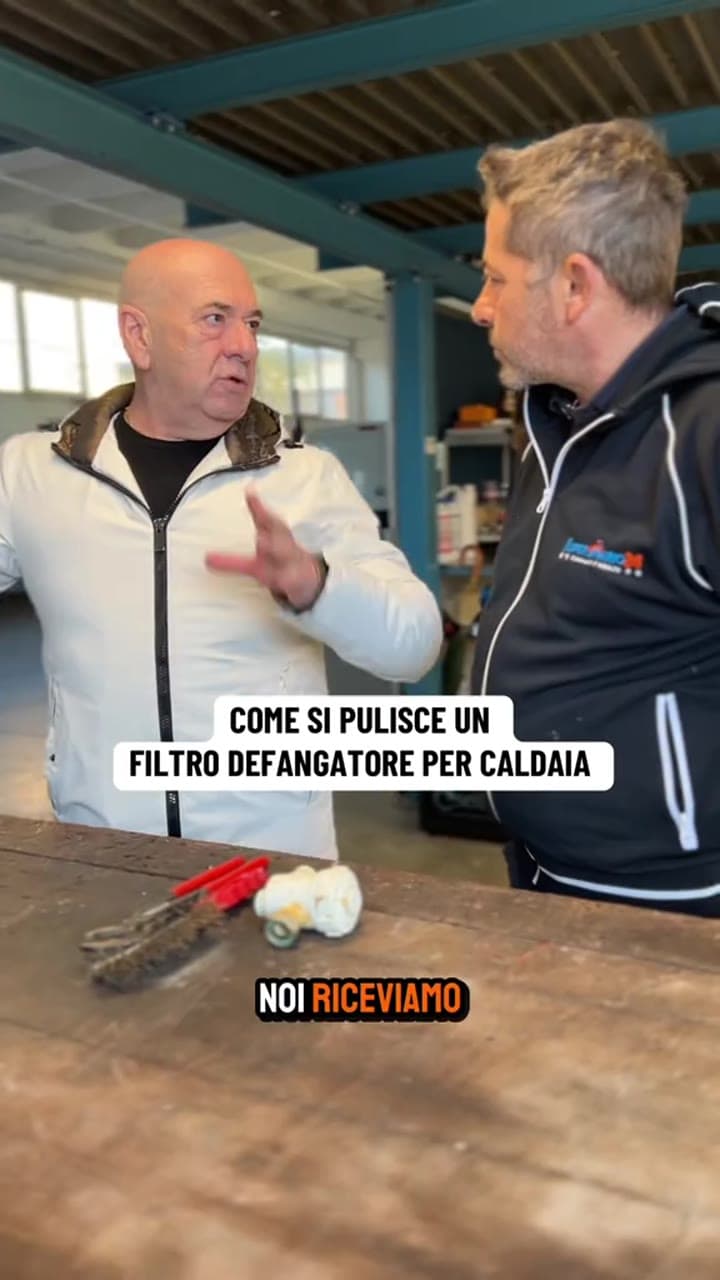 COME SI PULISCE UN FILTRO DEFANGATORE PER CALDAIA