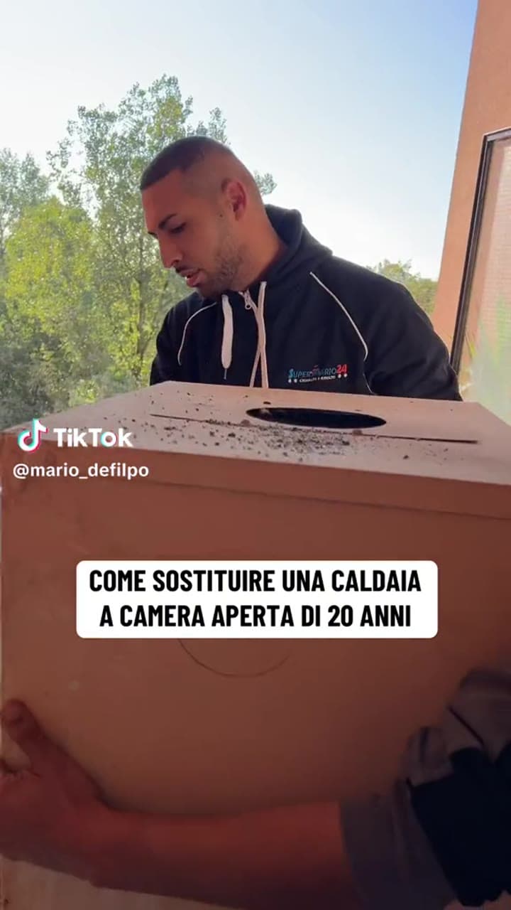 COME SOSTITUIRE UNA CALDAIA A CAMERA APERTA DI 20 ANNI