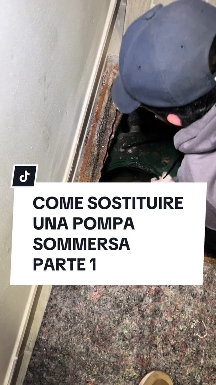 COME SOSTITUIRE UNA POMPA SOMMERSA PARTE 1