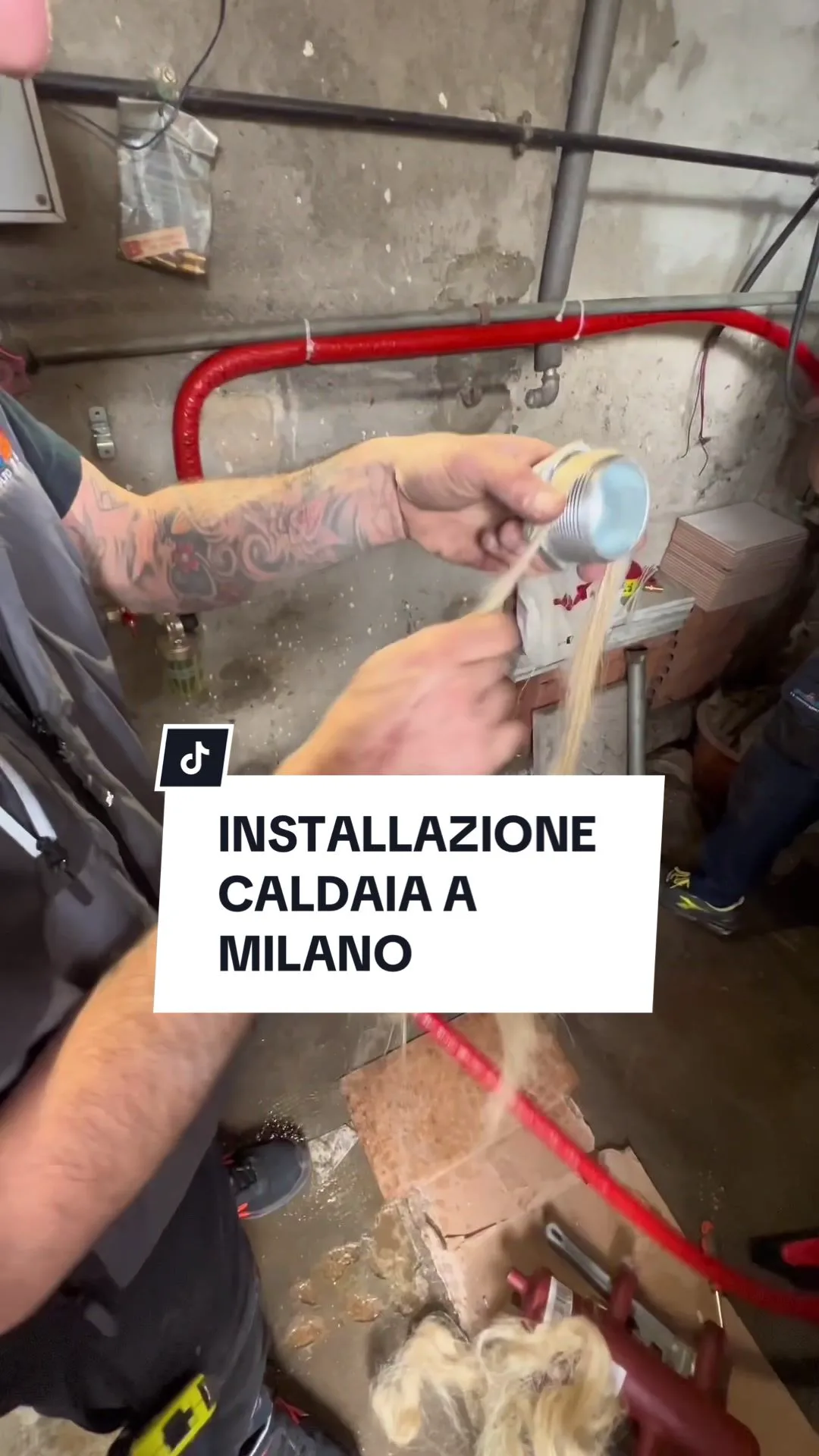 È la continuazione della sostituzione della caldaia di 47 anni 😅