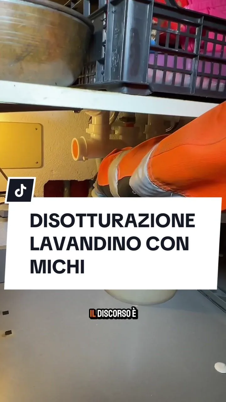 DISOTTURAZIONE LAVANDINO CON MICHI
