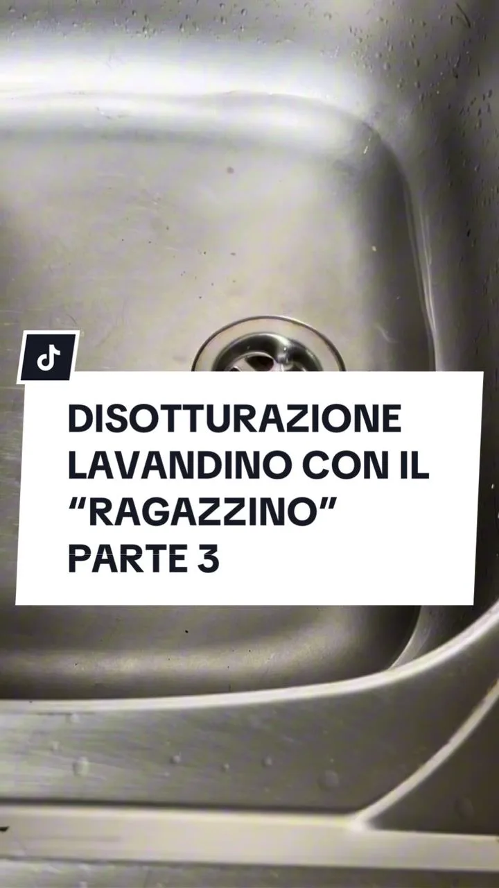 DISOTTURAZIONE LAVANDINO CON IL “RAGAZZINO” PARTE 3