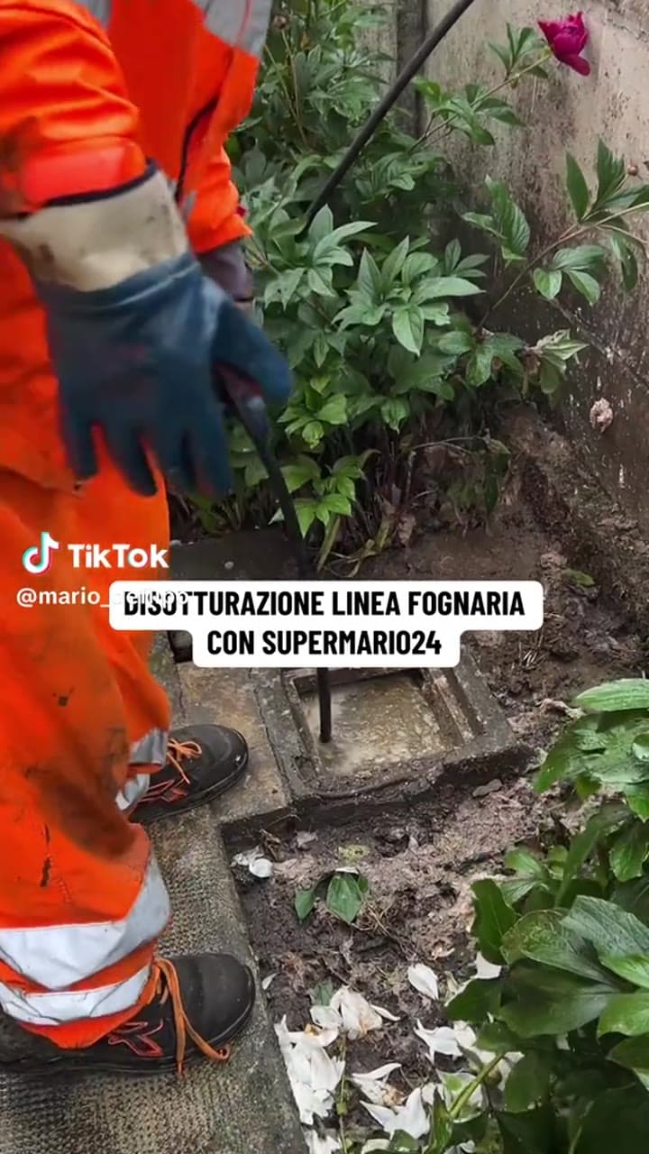 DISOTTURAZIONE LINEA FOGNARIA CON SUPERMARIO24