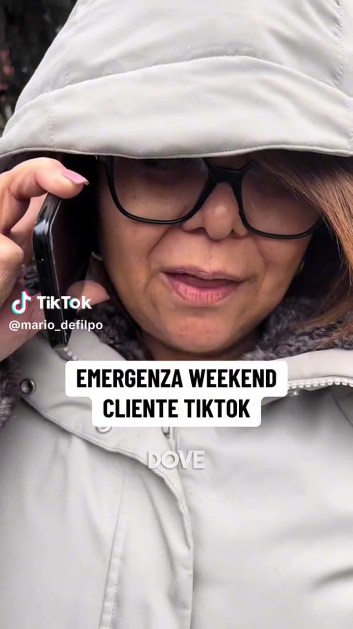 EMERGENZA WEEKEND CLIENTE TIKTOK