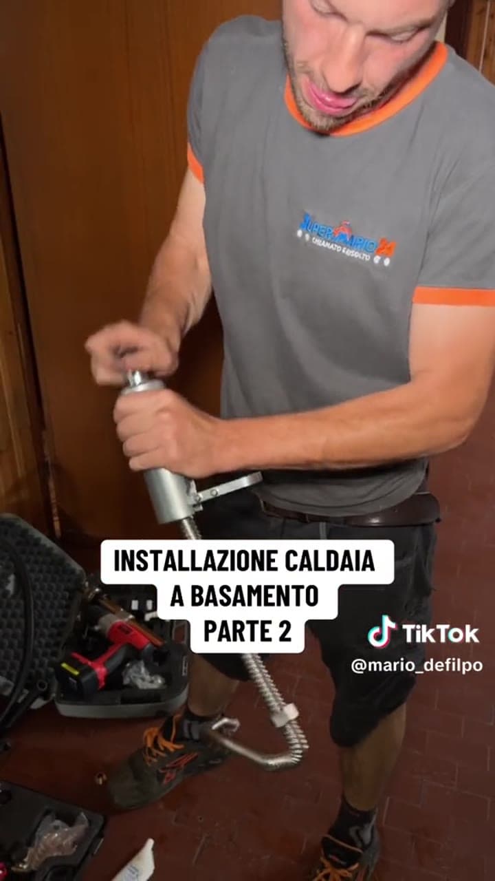 INSTALLAZIONE CALDAIA A BASAMENTO PARTE 2
