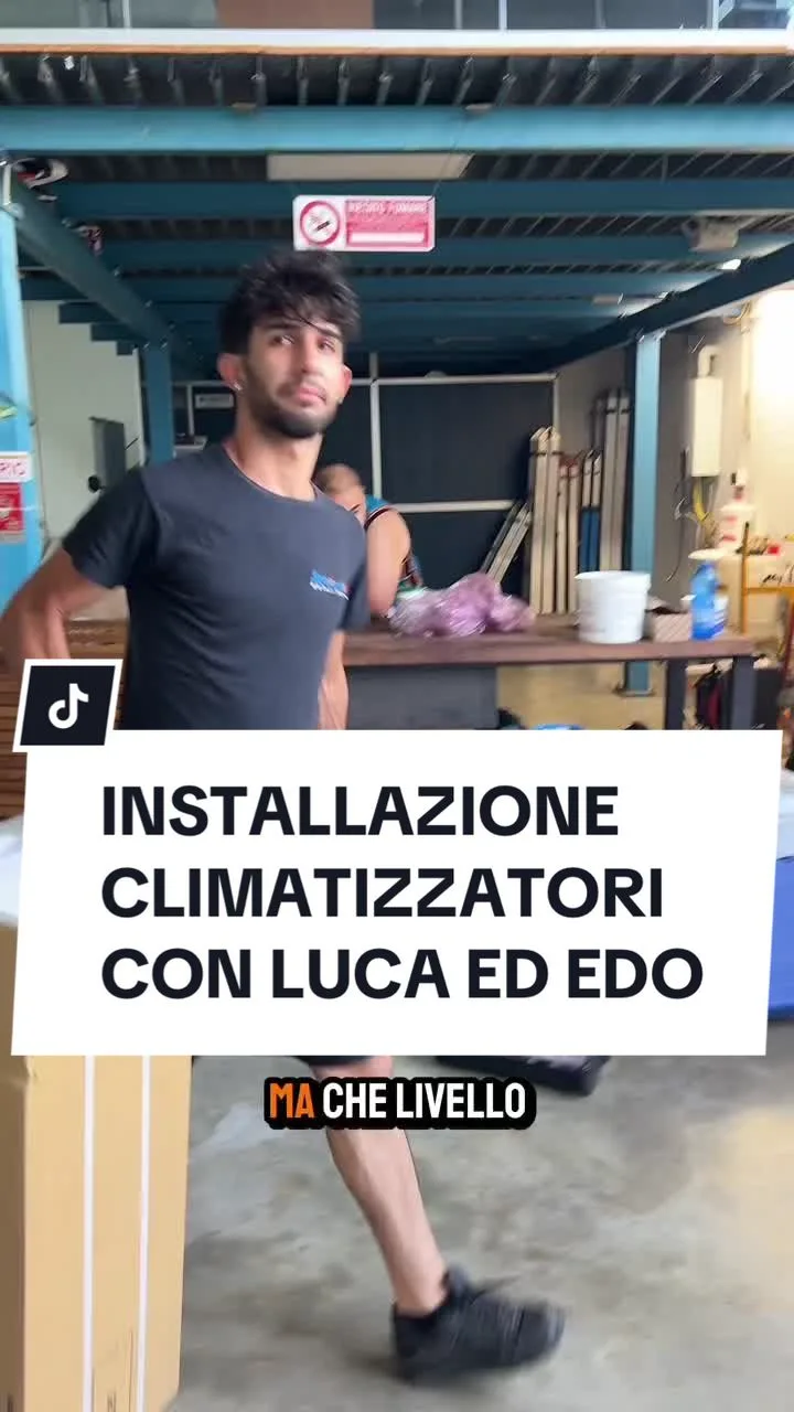 INSTALLAZIONE CLIMATIZZATORI CON LUCA ED EDO