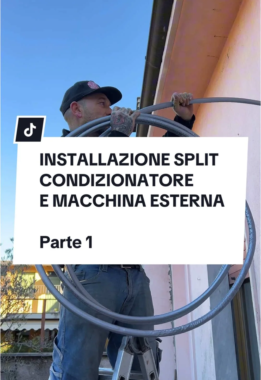 INSTALLAZIONE SPLIT CONDIZIONATORE E MACCHINA ESTERNA Parte 1 In collaborazione con @🔥❄️ Idraulica Milano 🔥❄️
