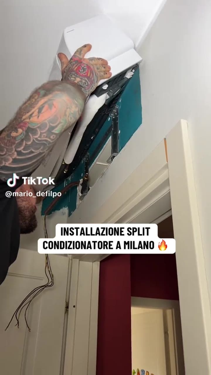 INSTALLAZIONE SPLIT CONDIZIONATORE A MILANO 🔥