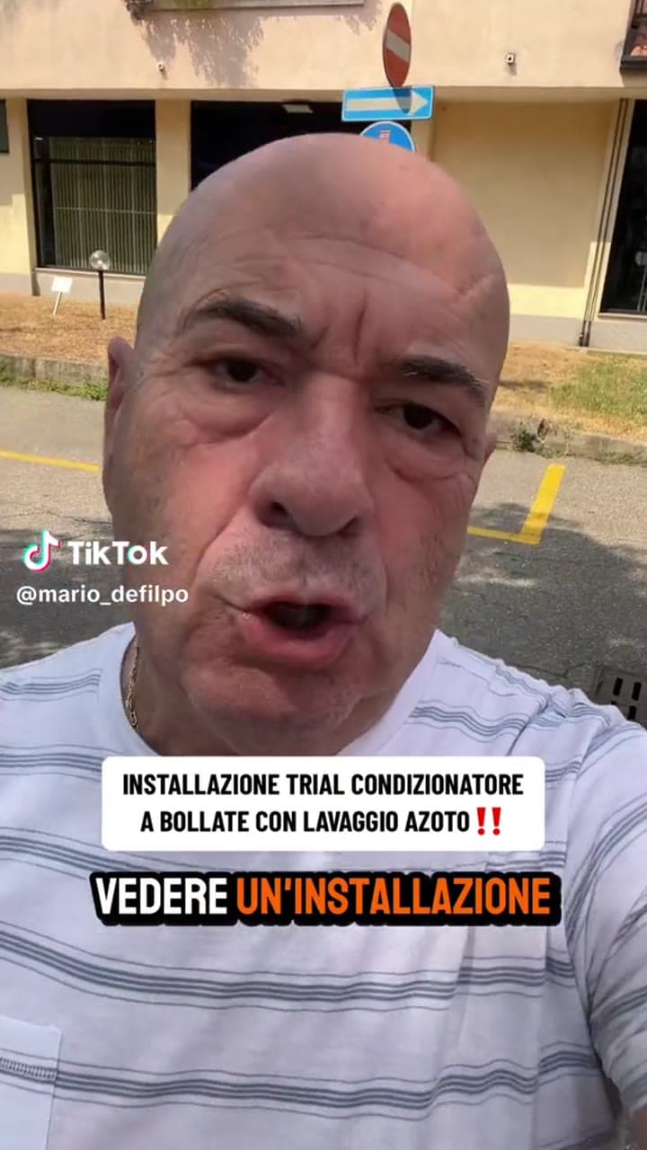 INSTALLAZIONE TRIAL CONDIZIONATORE A BOLLATE CON LAVAGGIO AZOTO‼️