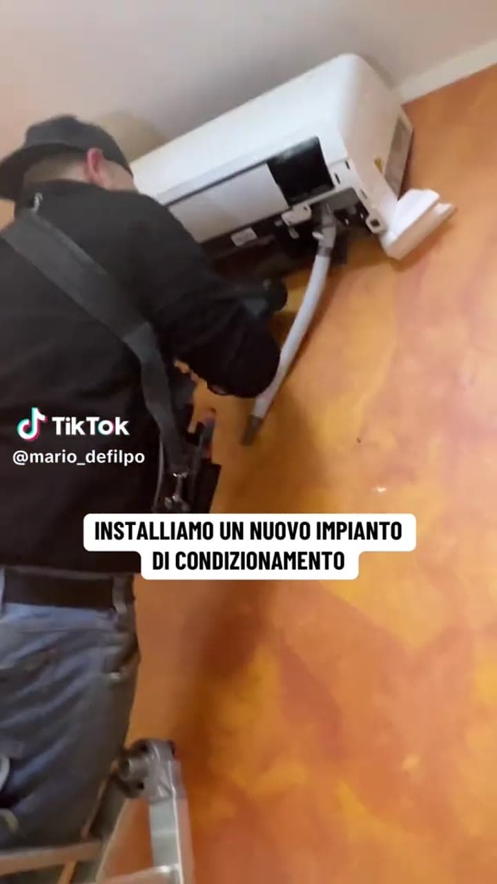 INSTALLIAMO UN NUOVO IMPIANTO DI CONDIZIONAMENTO In collaborazione con @🔥❄️ Idraulica Milano 🔥❄️