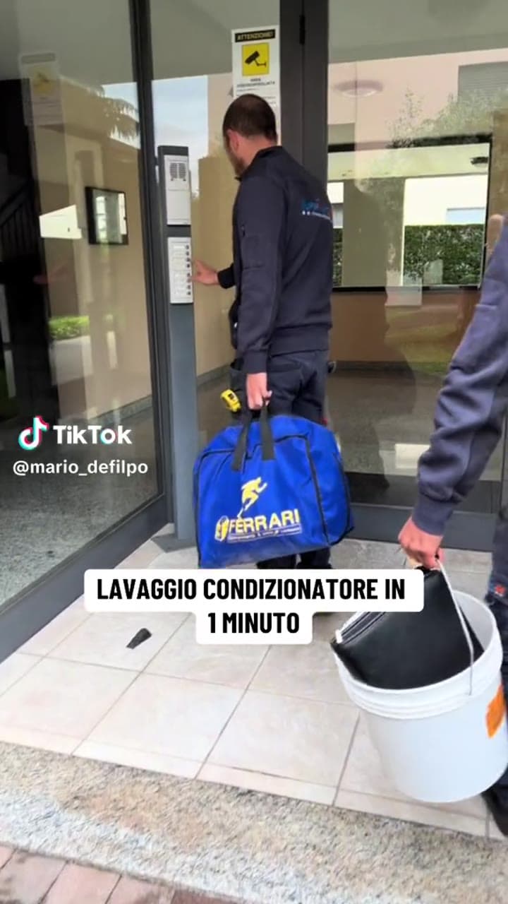 LAVAGGIO CONDIZIONATORE IN 1 MINUTO