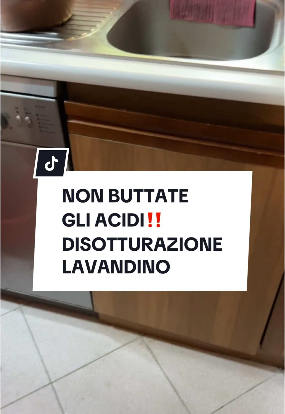 NON BUTTATE GLI ACIDI‼️ DISOTTURAZIONE LAVANDINO