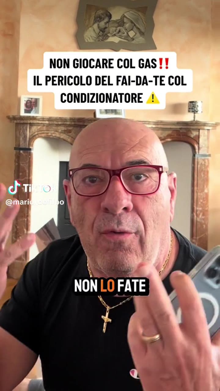 NON GIOCARE COL GAS‼️ IL PERICOLO DEL FAI-DA-TE COL CONDIZIONATORE ⚠️