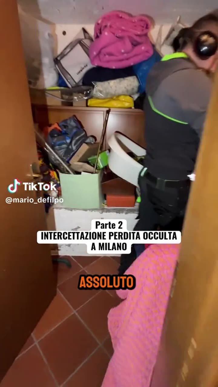 Parte 2 INTERCETTAZIONE PERDITA OCCULTA A MILANO