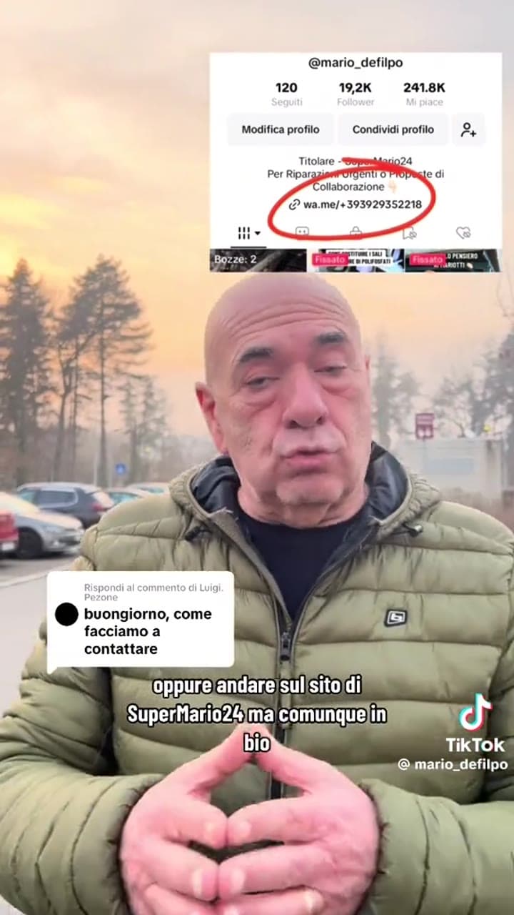 Risposta a @Luigi. Pezone COME CONTATTARE SUPERMARIO24 DA TIKTOK