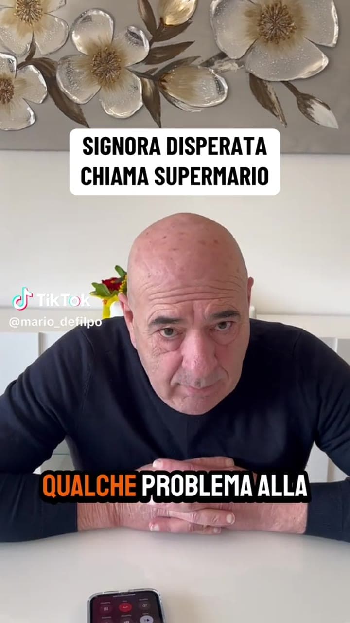 SIGNORA DISPERATA CHIAMA SUPERMARIO