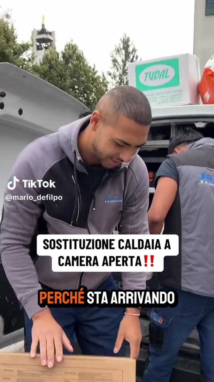 SOSTITUZIONE CALDAIA A CAMERA APERTA‼️