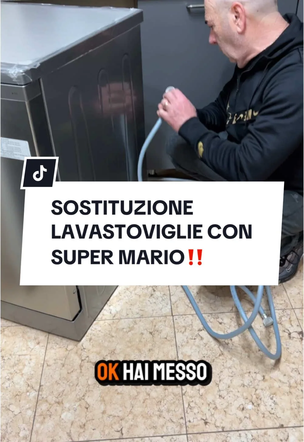 SOSTITUZIONE LAVASTOVIGLIE CON SUPER MARIO‼️