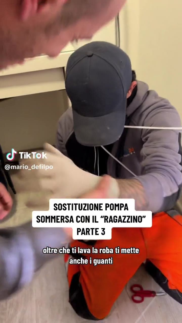 SOSTITUZIONE POMPA SOMMERSA CON IL “RAGAZZINO” PARTE 3