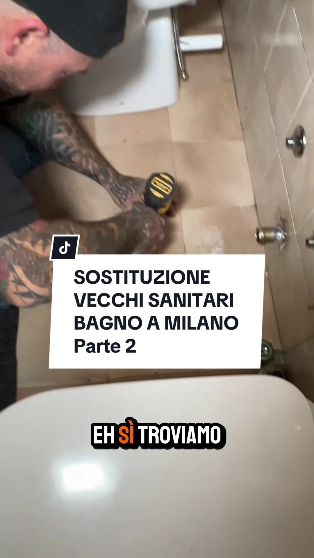 SOSTITUZIONE VECCHI SANITARI BAGNO A MILANO Parte 2 In collaborazioen con @🔥❄️ Idraulica Milano 🔥❄️