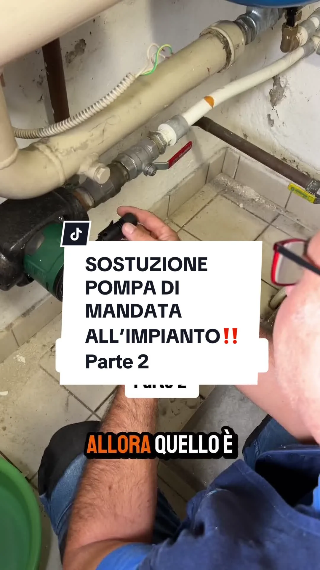 SOSTUZIONE POMPA DI MANDATA ALL’IMPIANTO‼️ Parte 2