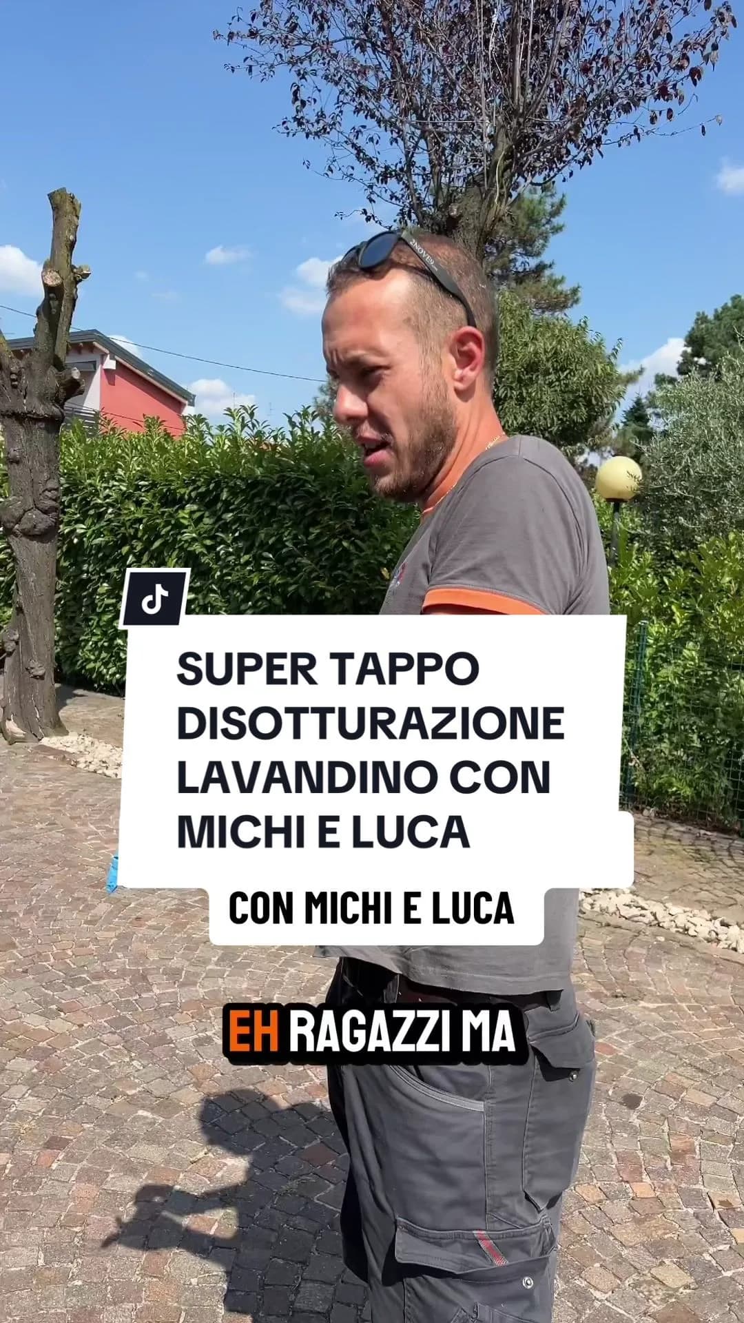 SUPER TAPPO DISOTTURAZIONE LAVANDINO CON MICHI E LUCA