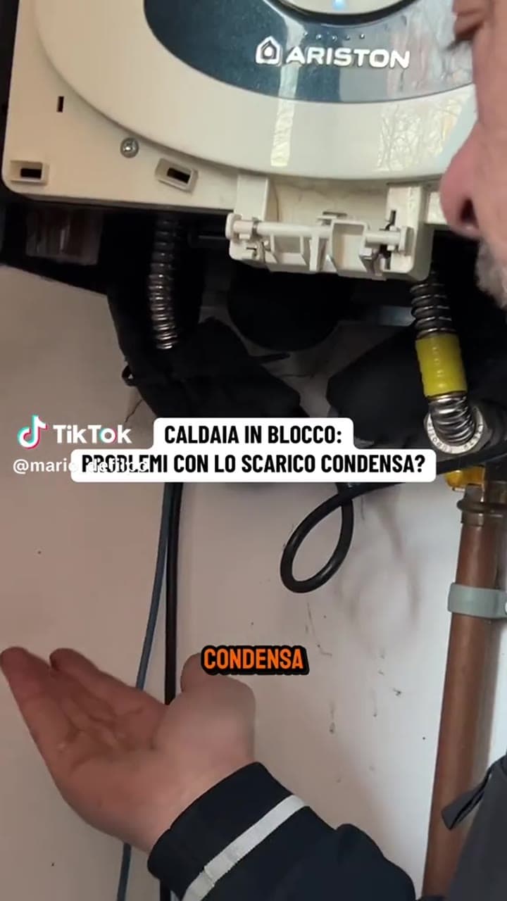 CALDAIA IN BLOCCO: PROBLEMI CON LO SCARICO CONDENSA?