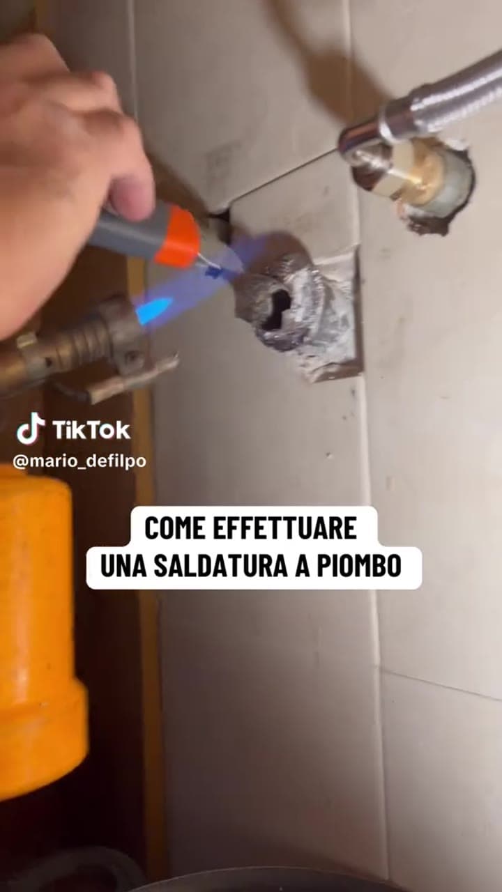 COME EFFETTUARE UNA SALDATURA A PIOMBO