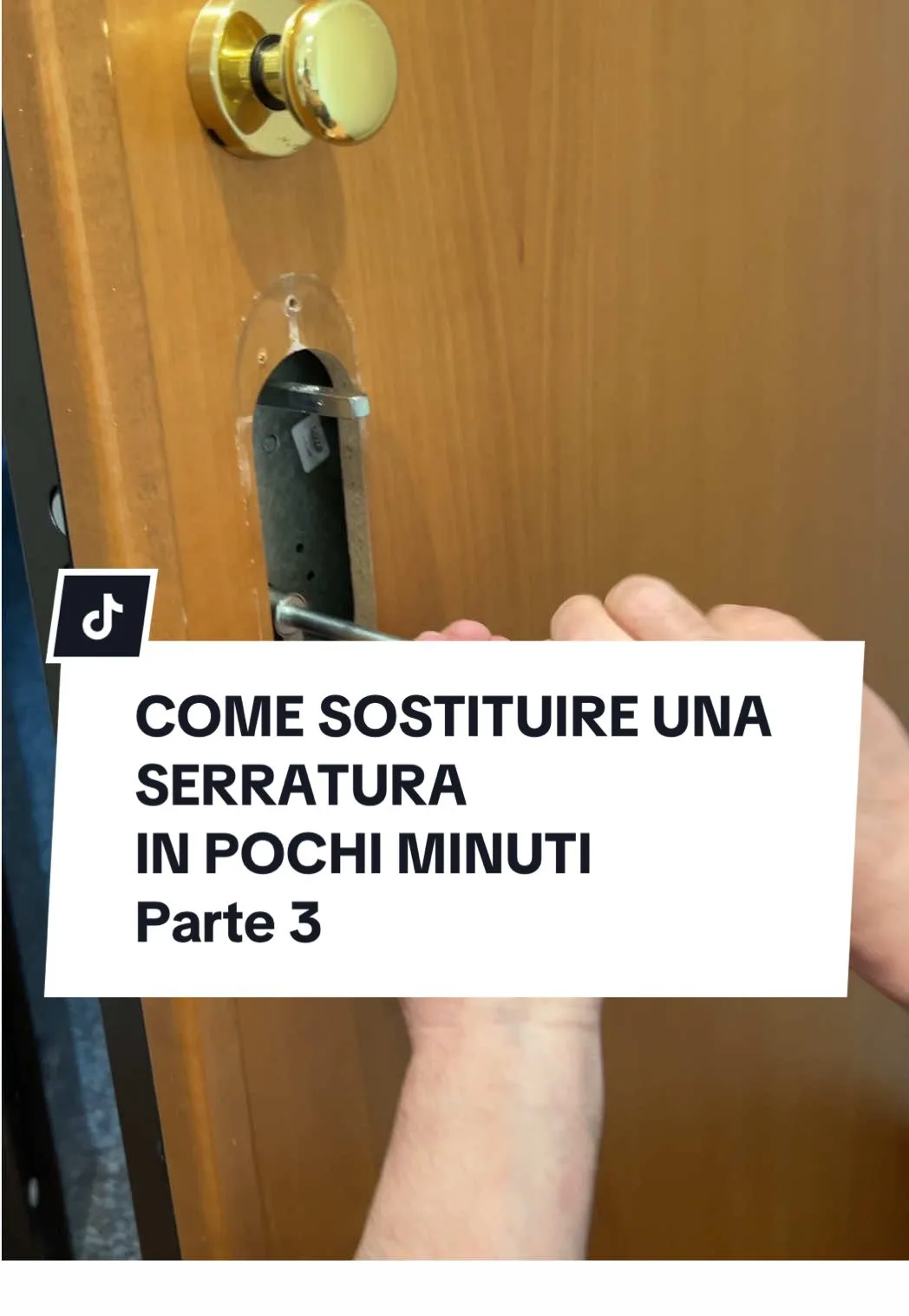 COME SOSTITUIRE UNA SERRATURA IN POCHI MINUTI Parte 3
