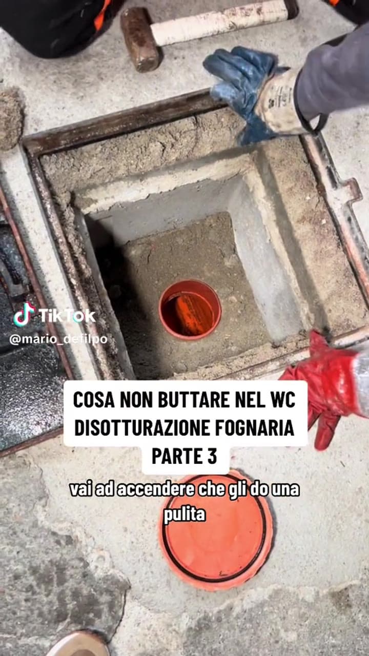 COSA NON BUTTARE NEL WC DISOTTURAZIONE FOGNARIA PARTE 3