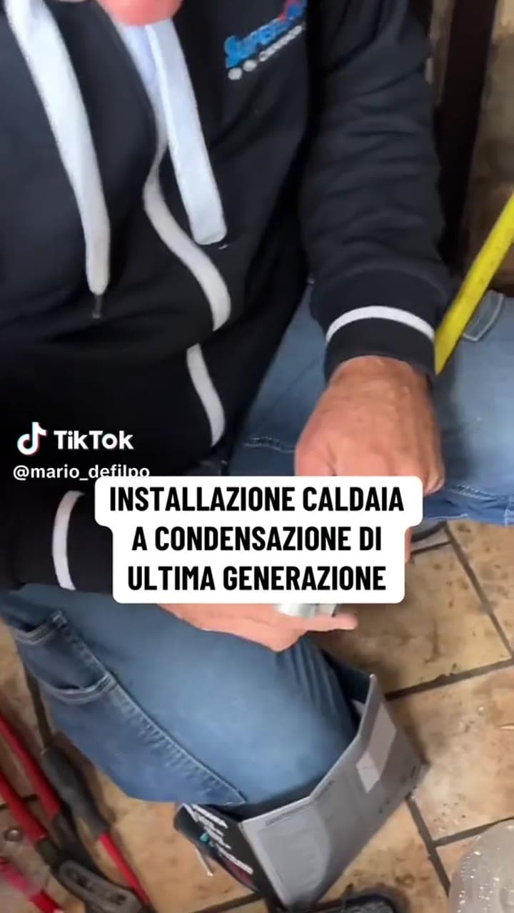 INSTALLAZIONE CALDAIA A CONDENSAZIONE DI ULTIMA GENERAZIONE