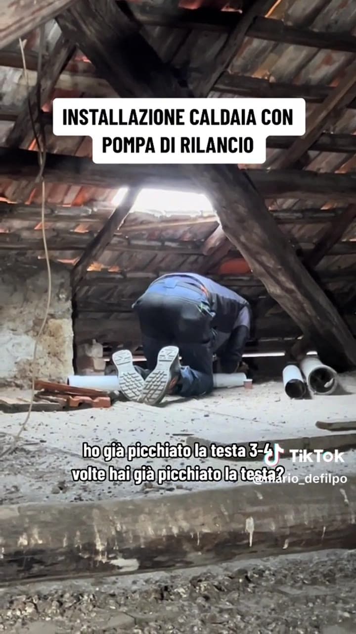 INSTALLAZIONE CALDAIA CON POMPA DI RILANCIO