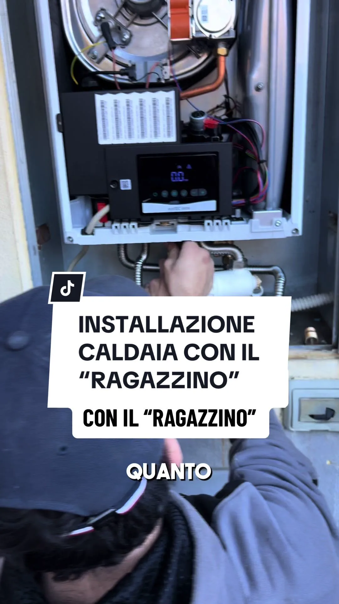 INSTALLAZIONE CALDAIA CON IL “RAGAZZINO”