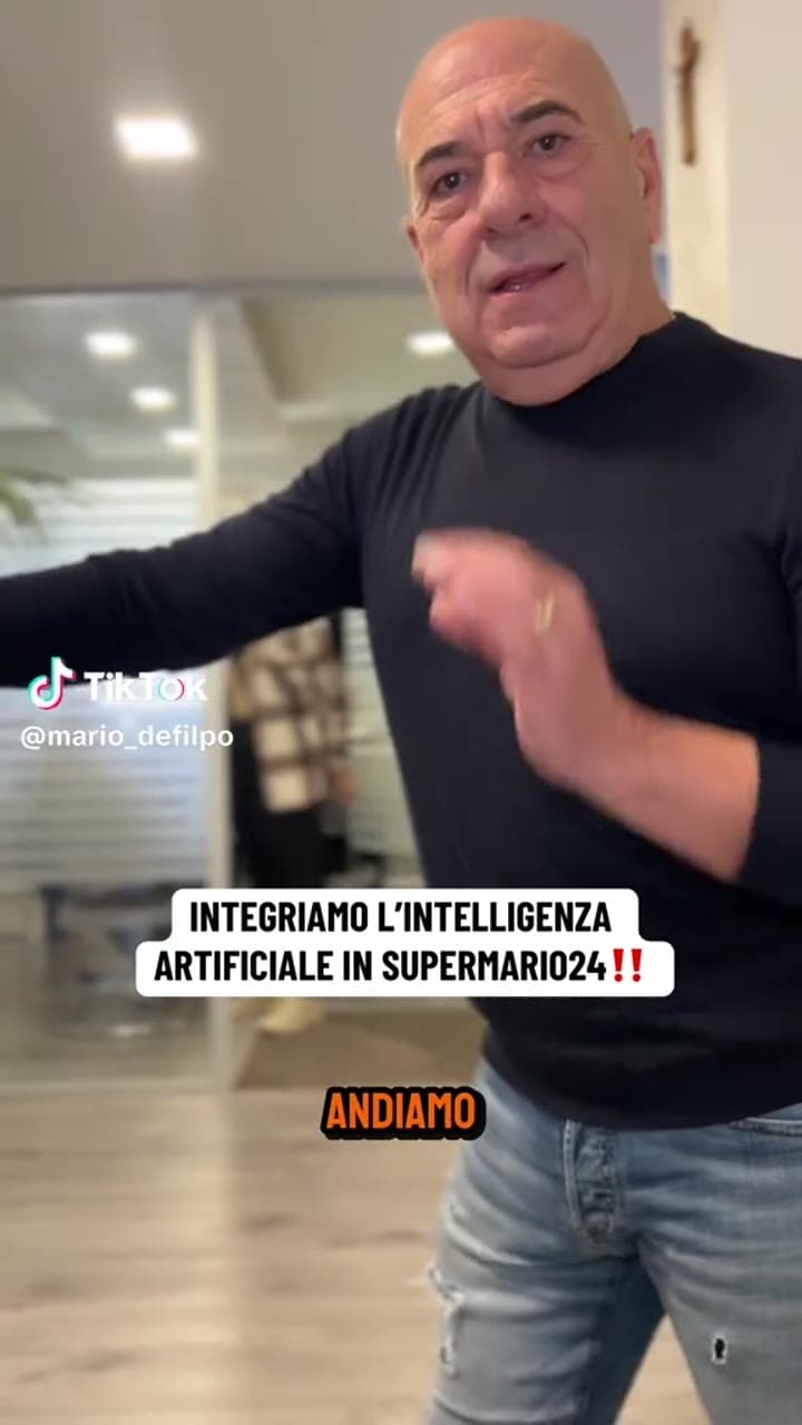 INTEGRIAMO L’INTELLIGENZA ARTIFICIALE IN SUPERMARIO24‼️