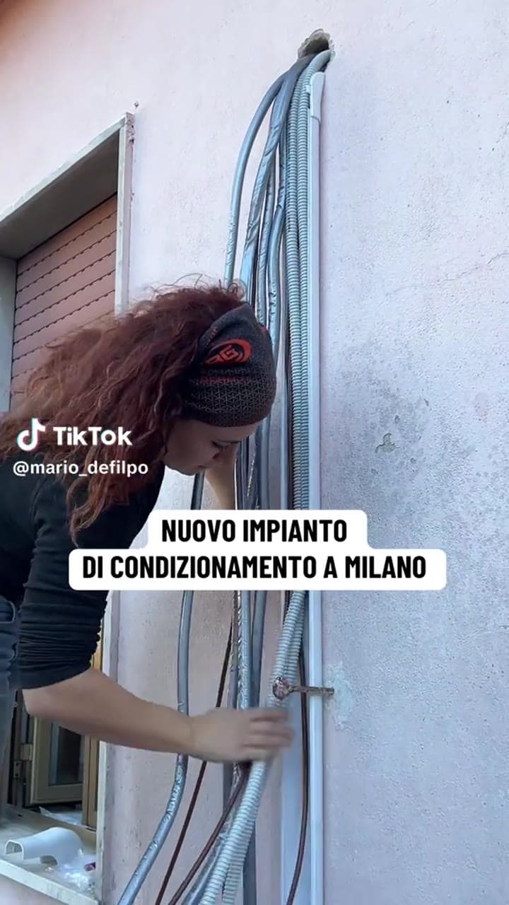 NUOVO IMPIANTO DI CONDIZIONAMENTO A MILANO In collaborazione con @🔥❄️ Idraulica Milano 🔥❄️