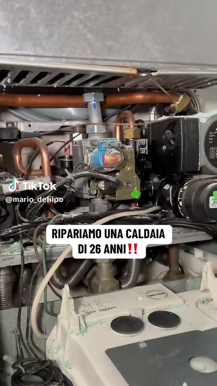 RIPARIAMO UNA CALDAIA DI 26 ANNI‼️
