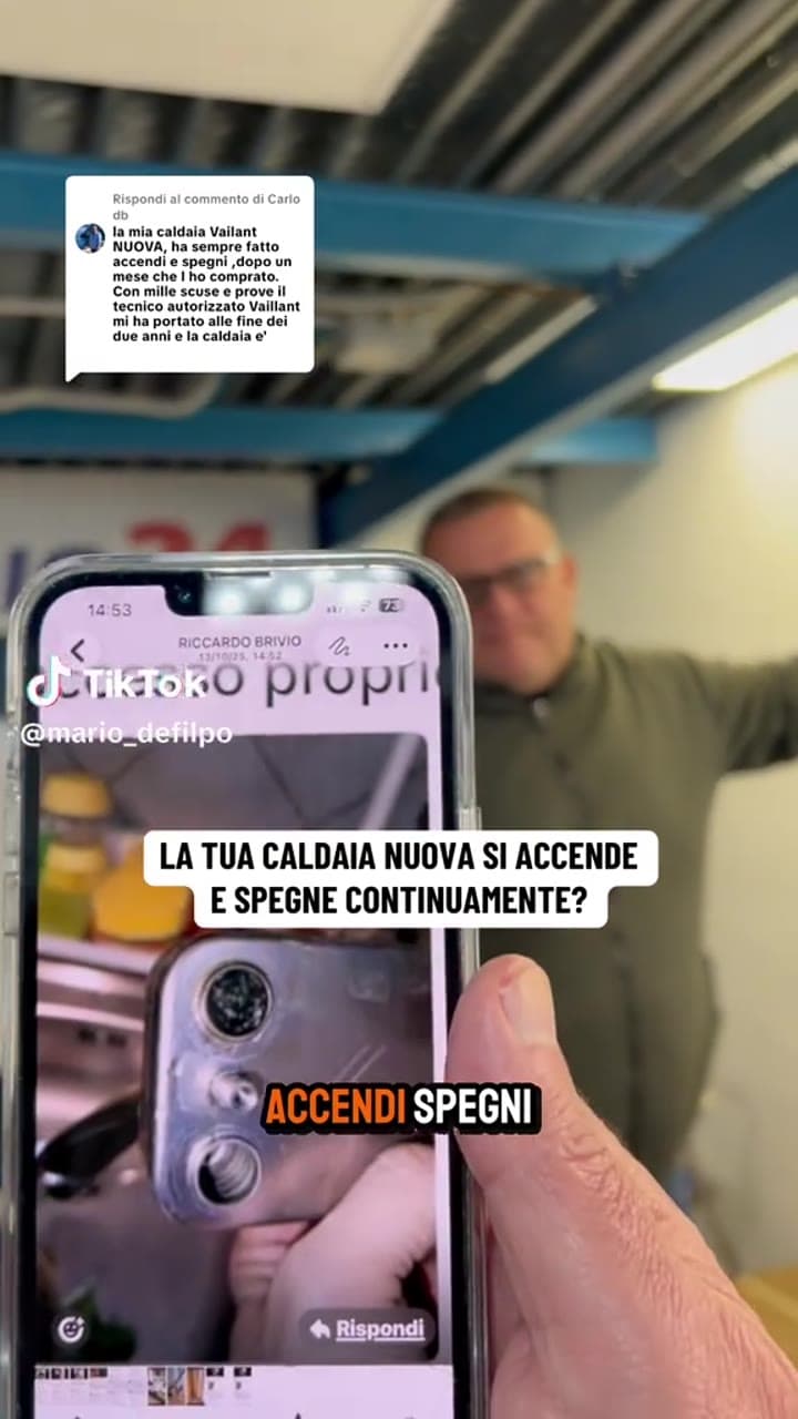 Risposta a @Carlo db LA TUA CALDAIA NUOVA SI ACCENDE E SPEGNE CONTINUAMENTE?
