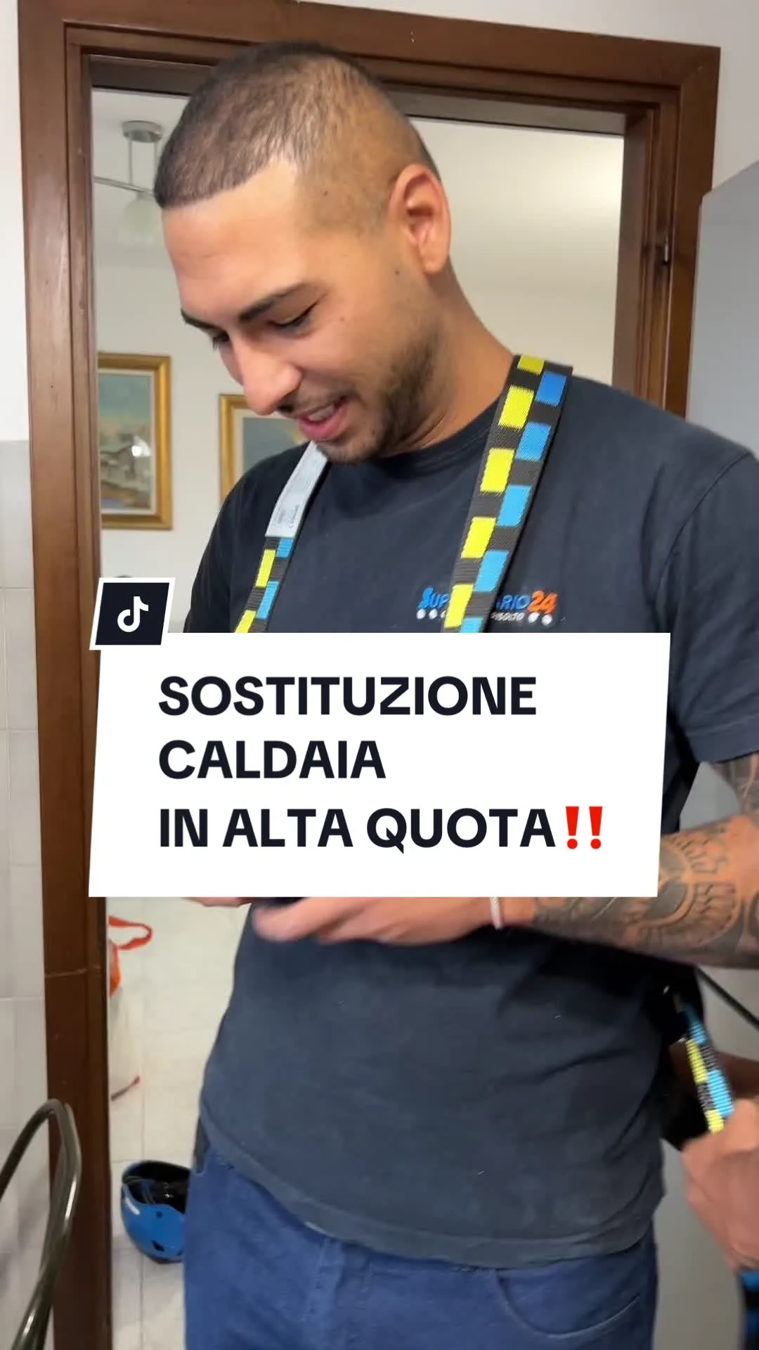 SOSTITUZIONE CALDAIA IN ALTA QUOTA‼️