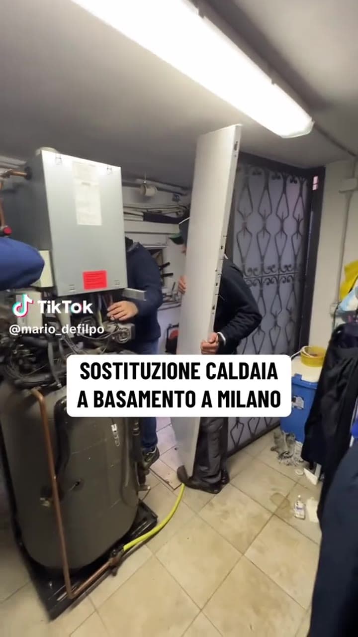 SOSTITUZIONE CALDAIA A BASAMENTO A MILANO