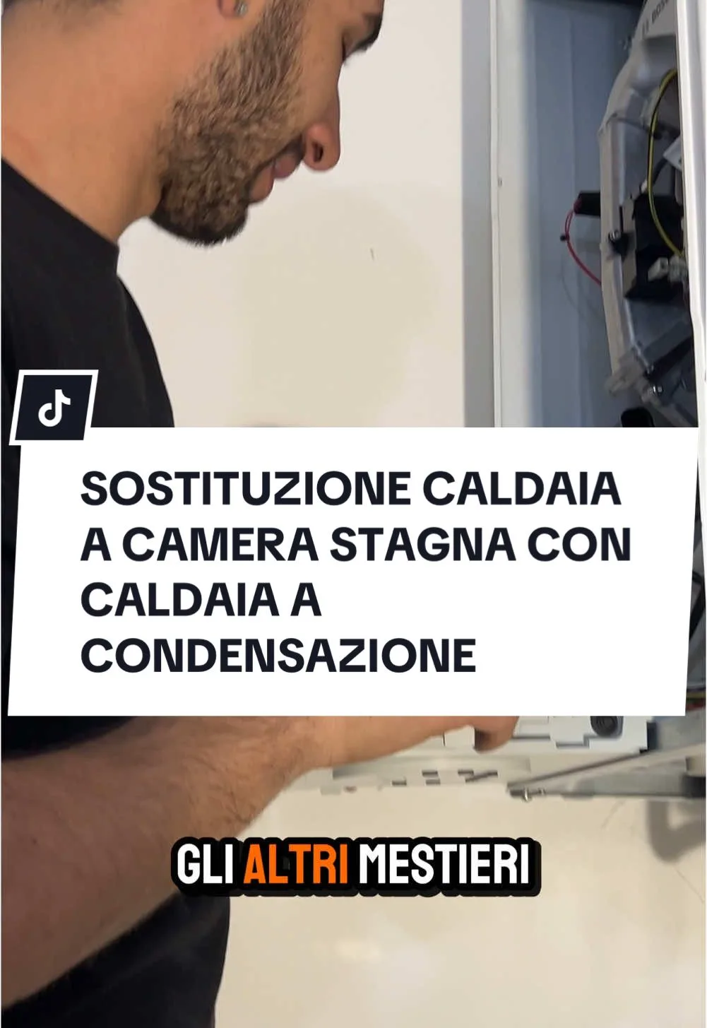 SOSTITUZIONE CALDAIA CAMERA A STAGNA CON CALDAIA A CONDENSAZIONE