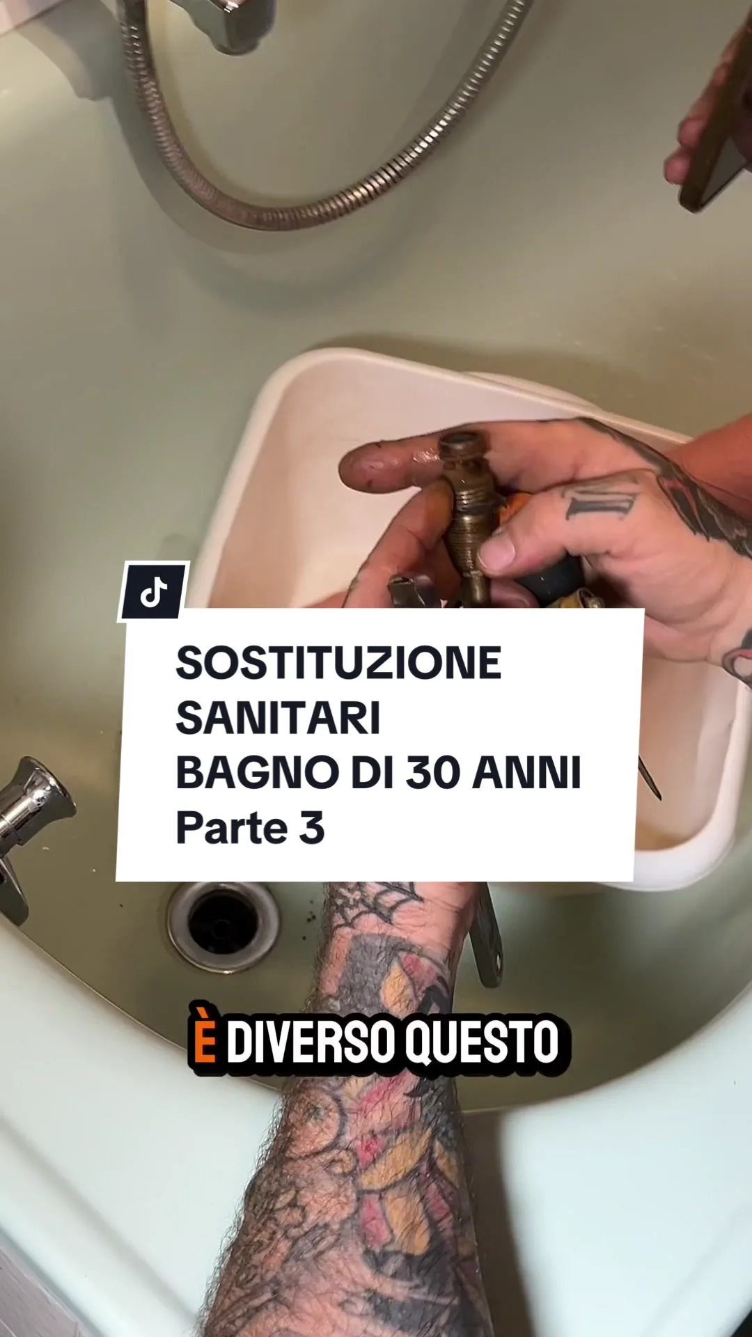 SOSTITUZIONE SANITARI BAGNO DI 30 ANNI Parte 3 In collaborazione con @🔥❄️ Idraulica Milano 🔥❄️