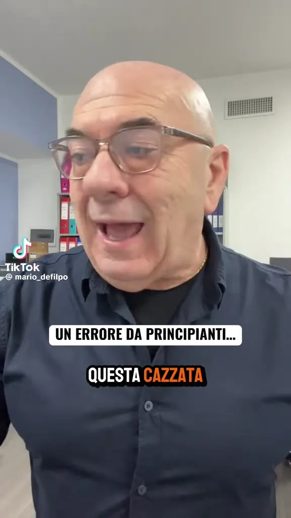 UN ERRORE DA PRINCIPIANTI…