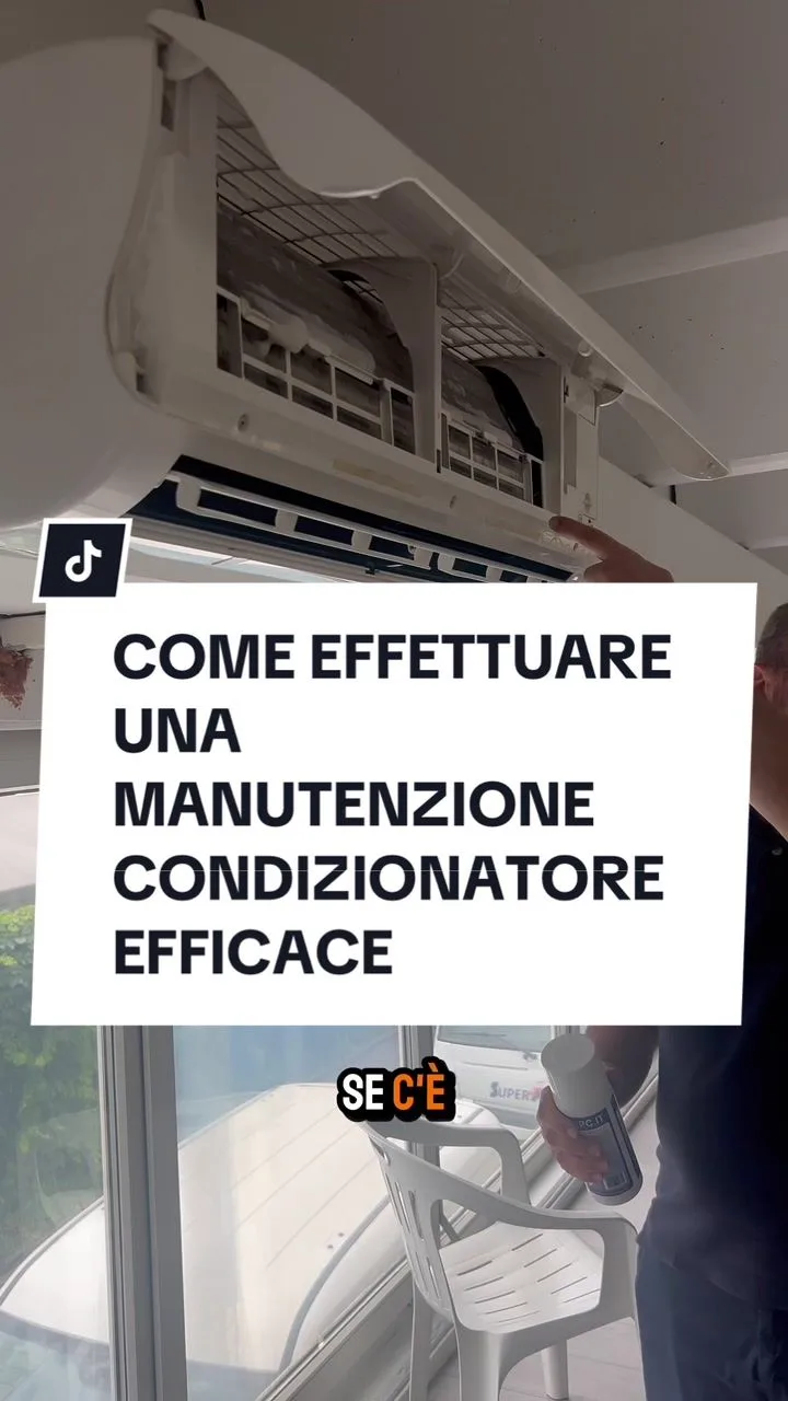 COME EFFETTUARE UNA MANUTENZIONE CONDIZIONATORE EFFICACE