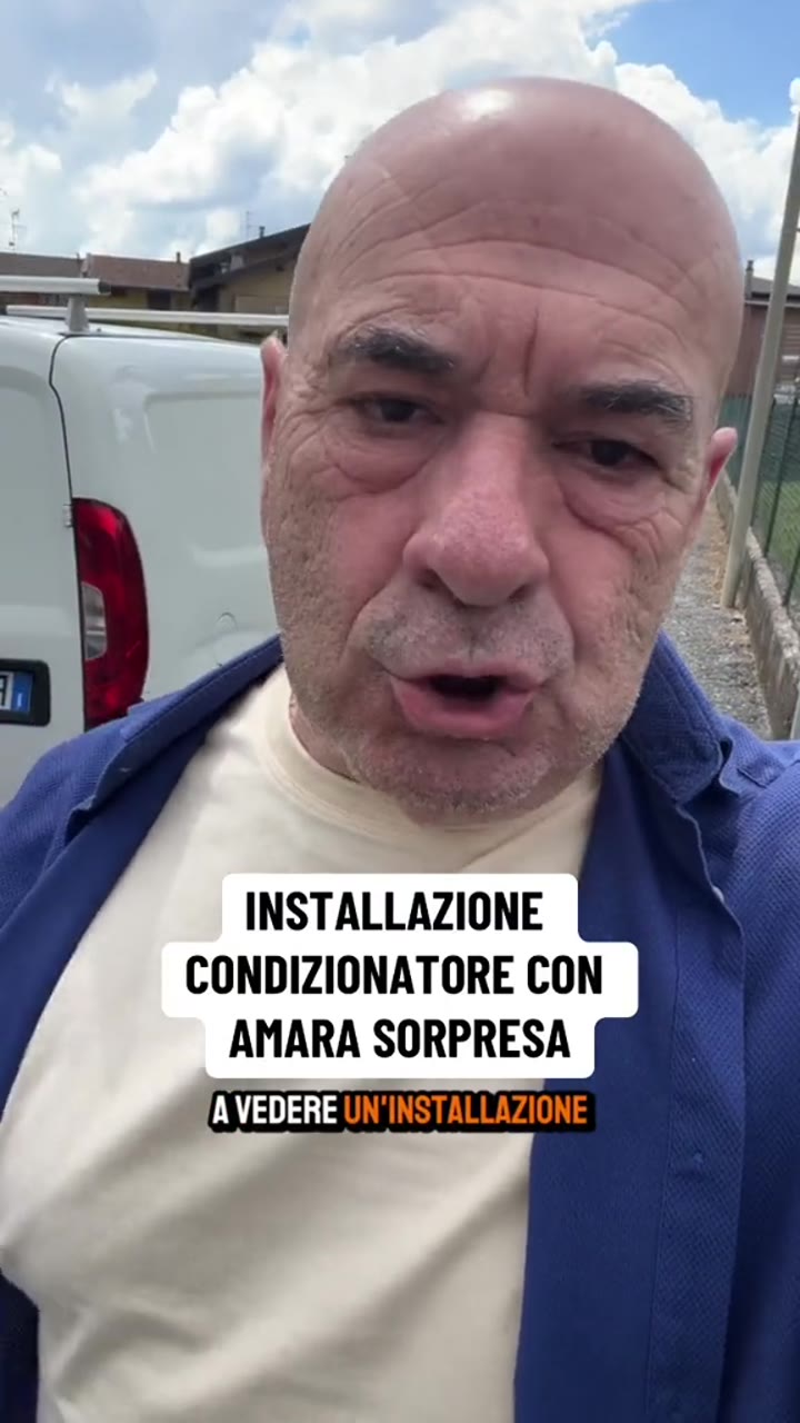 INSTALLAZIONE CONDIZIONATORE CON AMARA SORPRESA