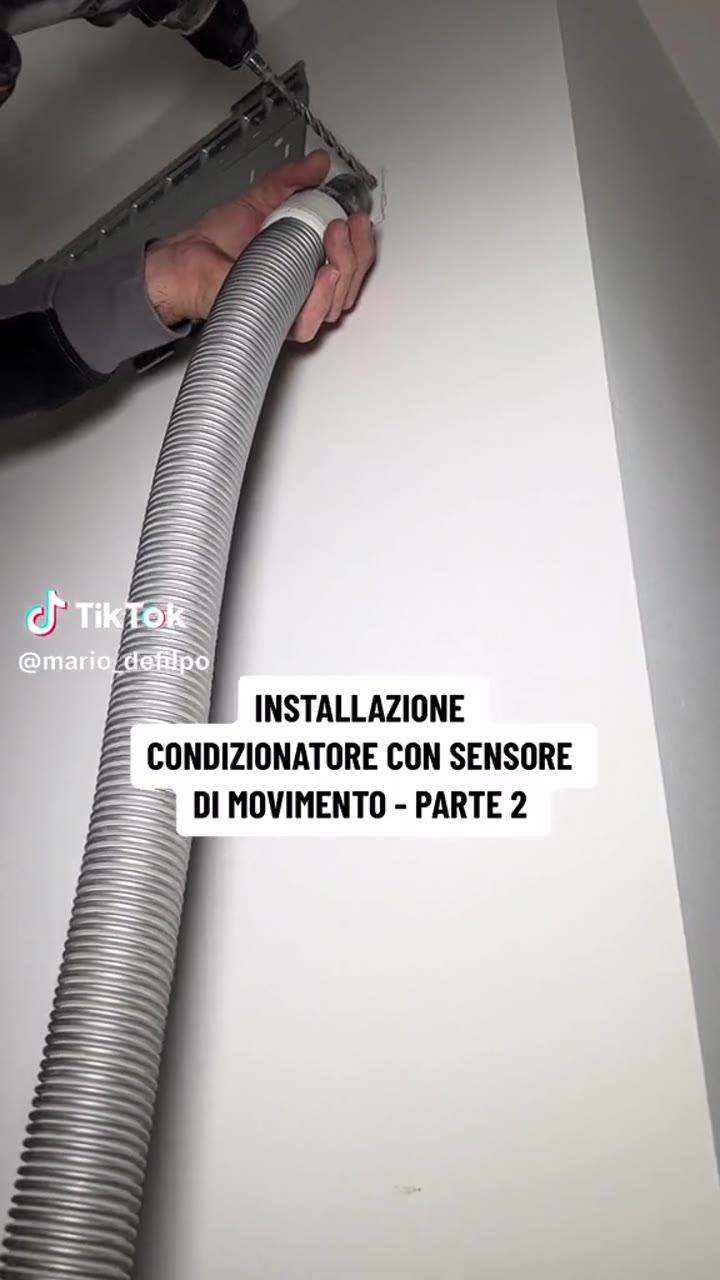 INSTALLAZIONE CONDIZIONATORE CON SENSORE DI MOVIMENTO - PARTE 2
