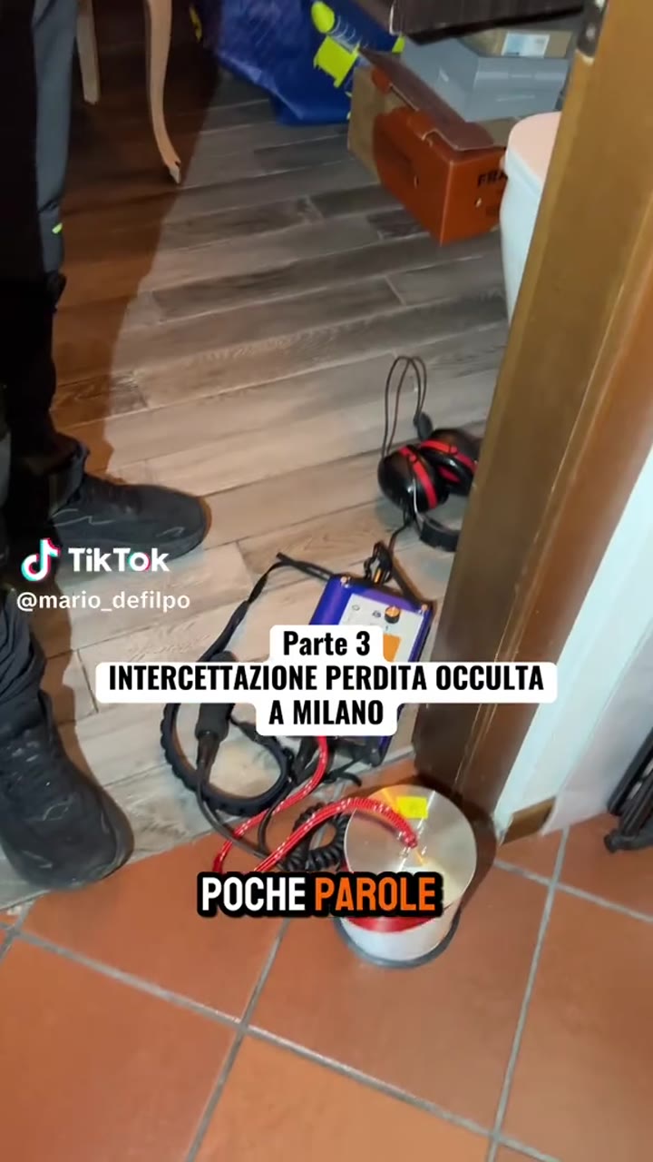 Parte 3 INTERCETTAZIONE PERDITA OCCULTA A MILANO